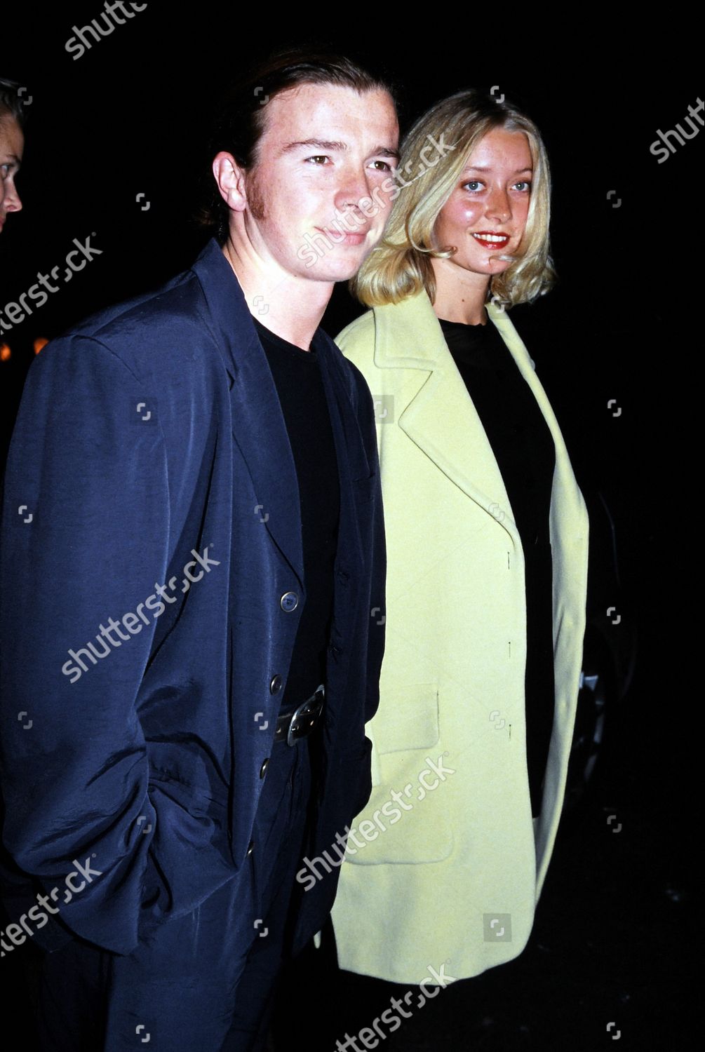 Rick Astley Lene Bausager C1991 Foto De Stock De Contenido Editorial