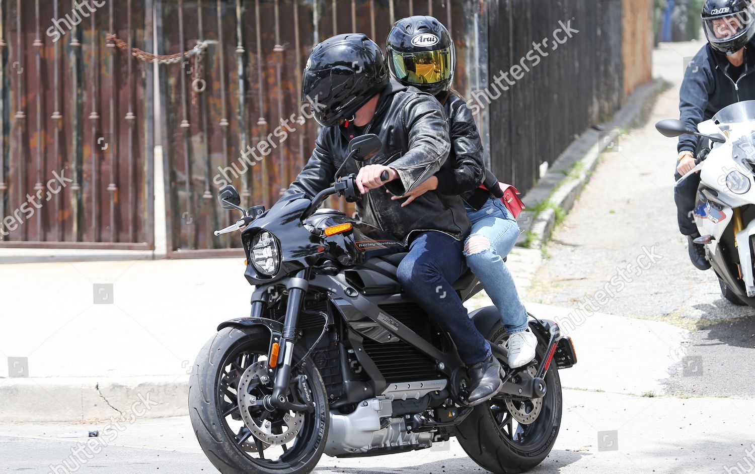 Ben Affleck Ana De Armas Go Motorcycle Editorial Stock Photo Stock Image Shutterstock