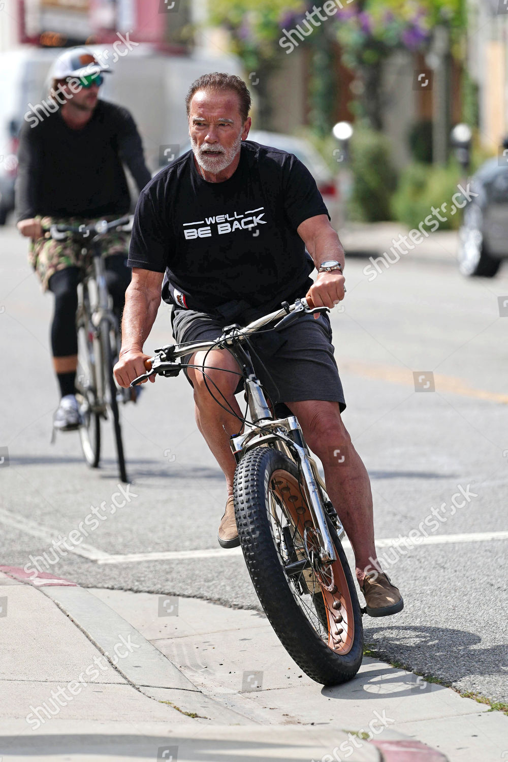 Arnold Schwarzenegger Patrick Schwarzenegger Editorial Stock Photo