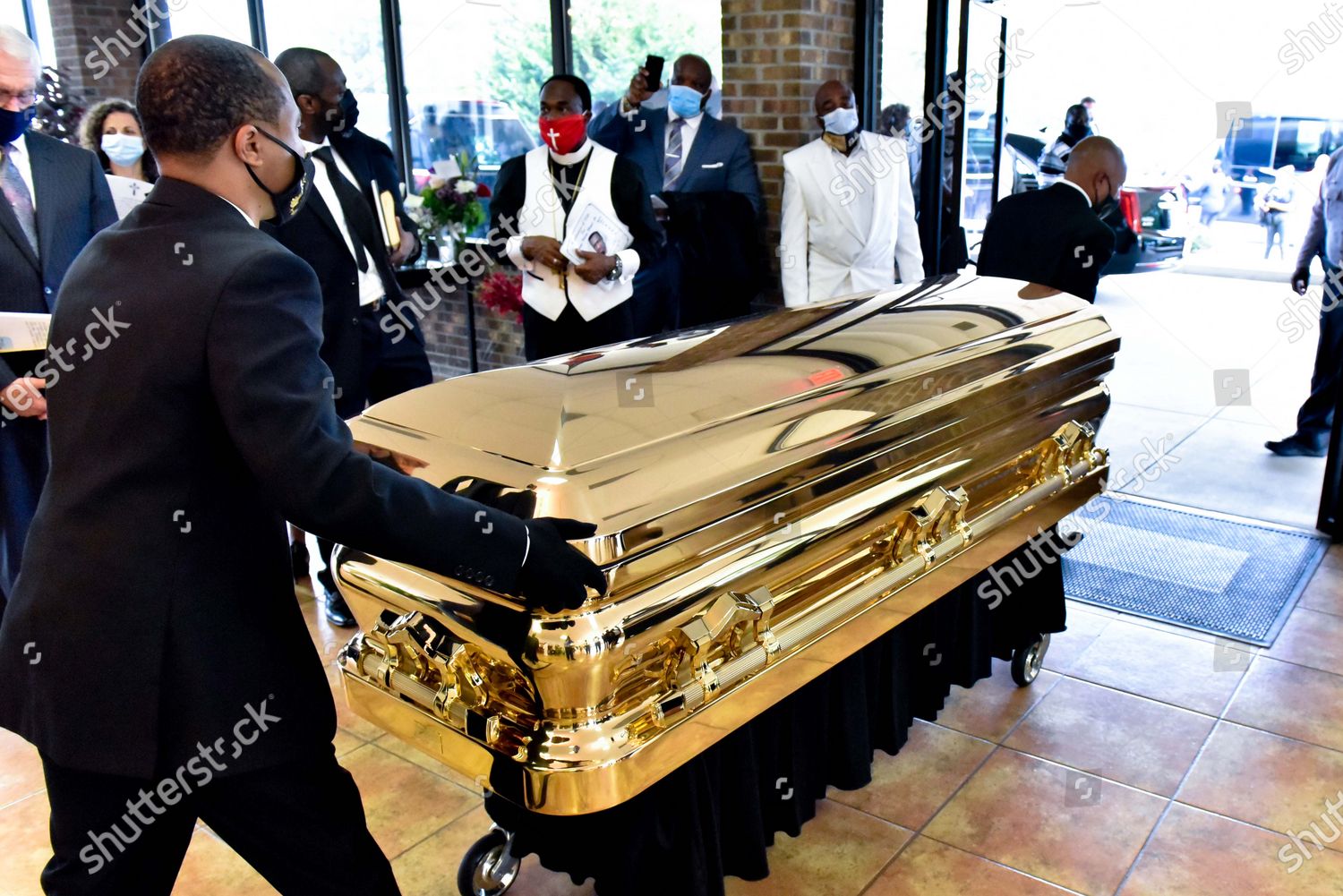 Casket Moved Conclusion George Floyd Memorial Editorial Stock Photo ...