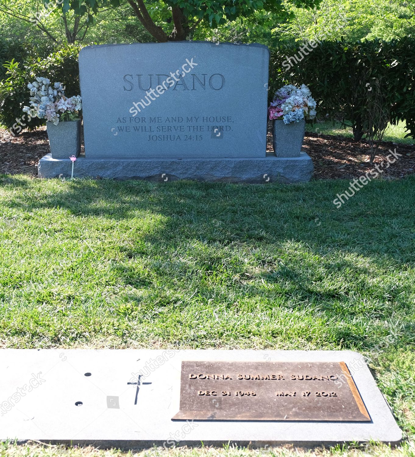 Donna Summer Gravesite Harpeth Hills Memory Editorial Stock Photo