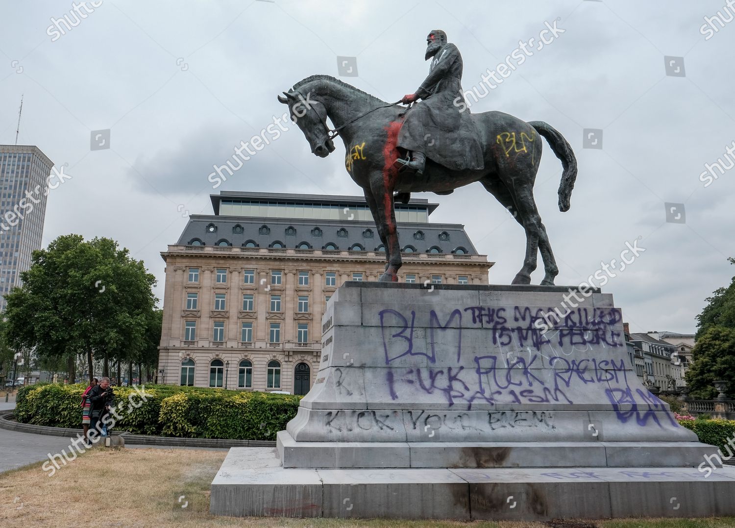 Statue King Leopold Ii Belgium After Editorial Stock Photo - Stock ...