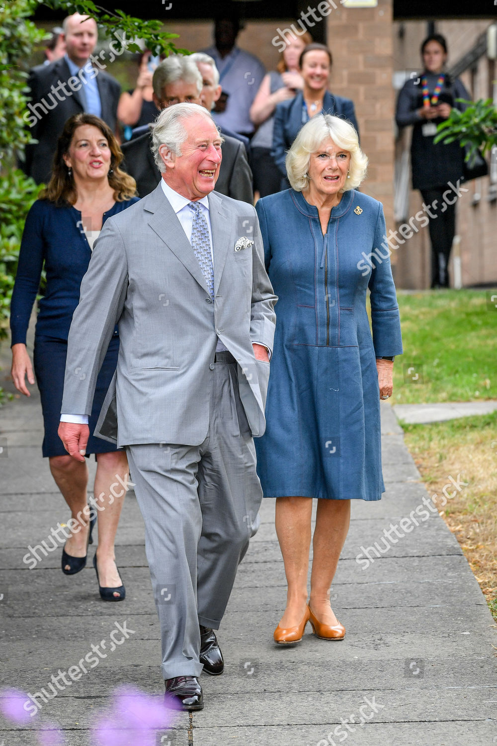 Prince Charles Camilla Duchess Cornwall Arrive Gloucestershire Redaktionelles Stockfoto Stockbild Shutterstock