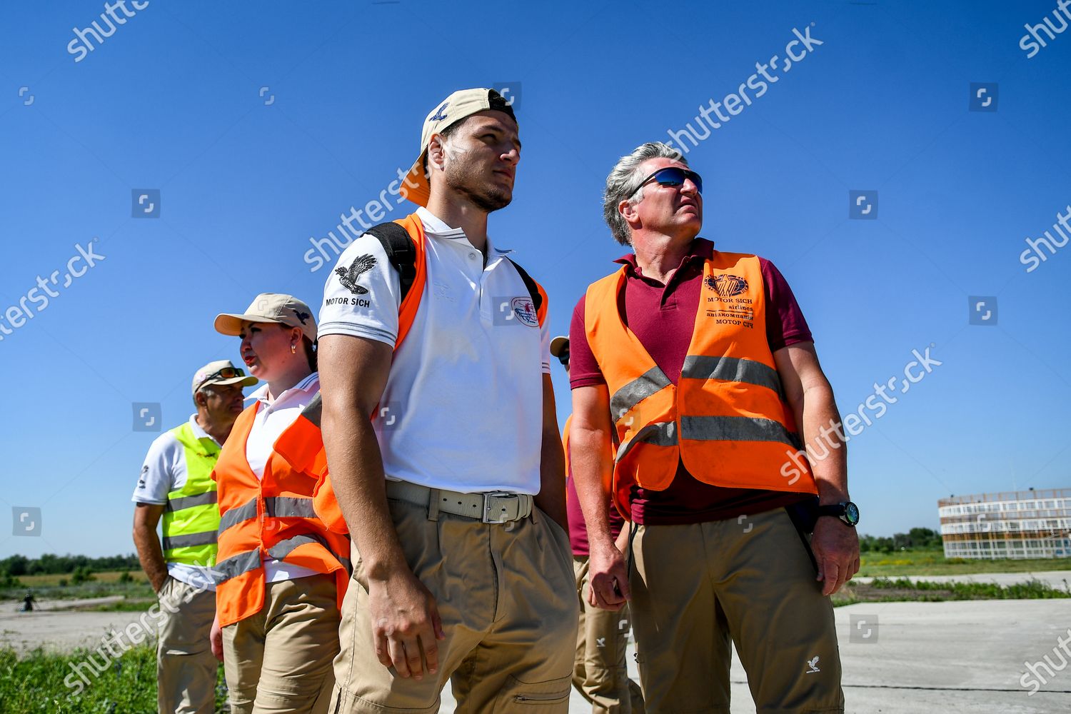 Pilots Motor Sich Jsc Go Through Editorial Stock Photo Stock Image