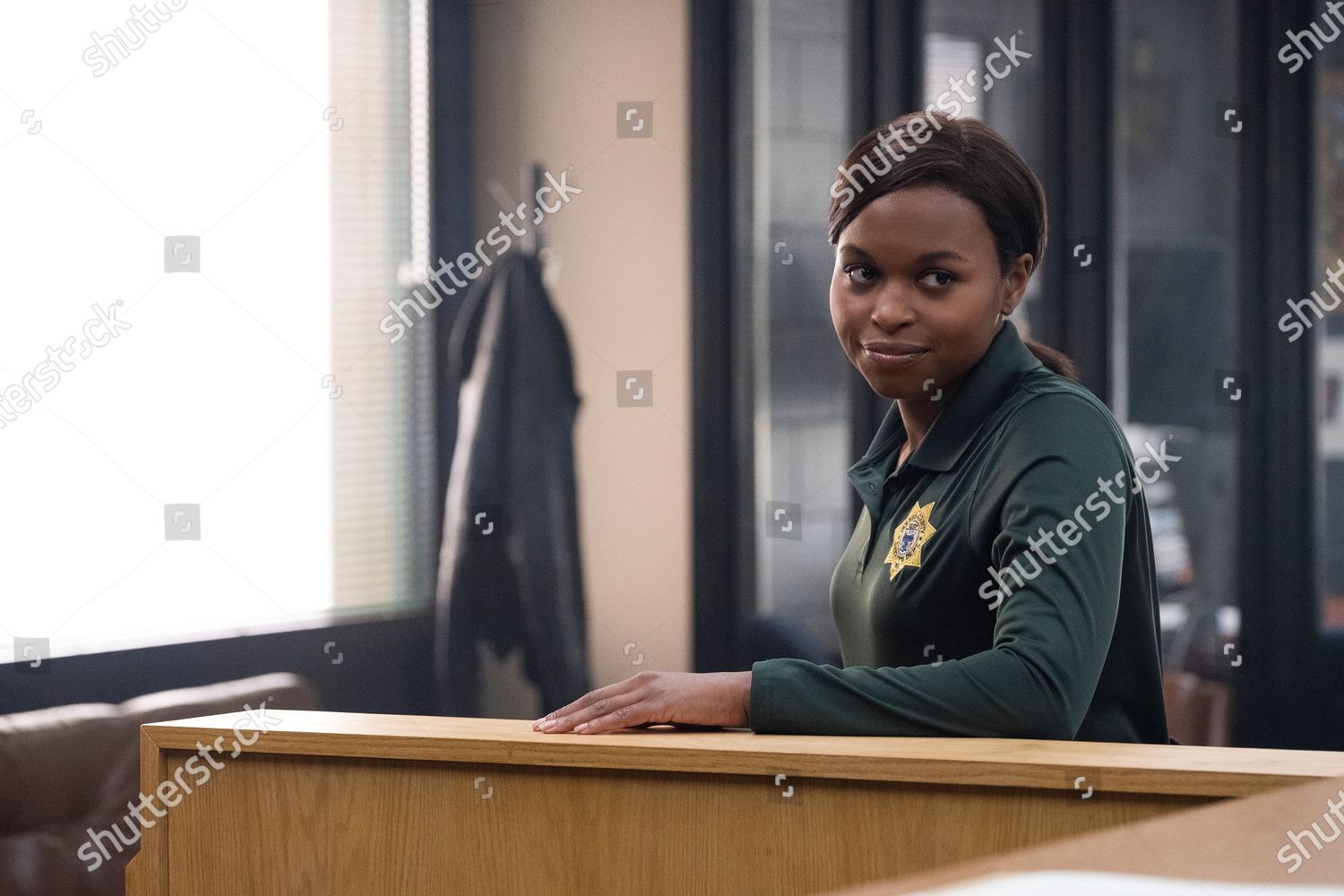 Aziza Scott Deputy Mackenzie Trip Johnson Editorial Stock Photo - Stock