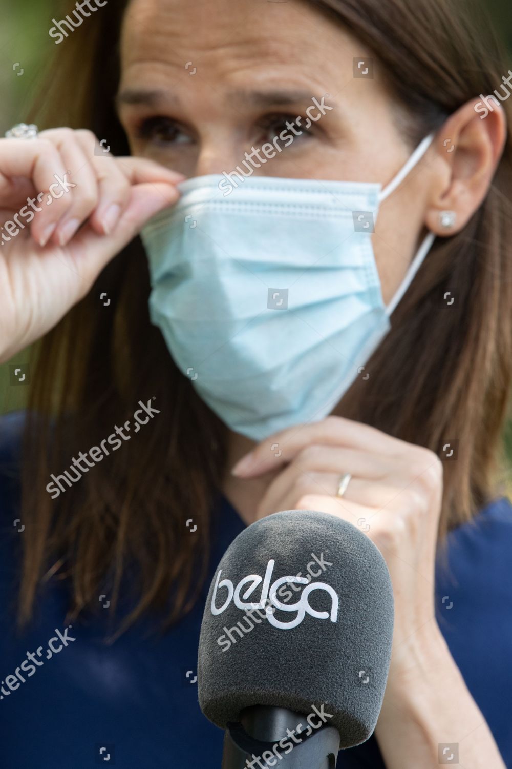 Belgian Prime Minister Sophie Wilmes Wears Mouth Editorial Stock Photo Stock Image Shutterstock