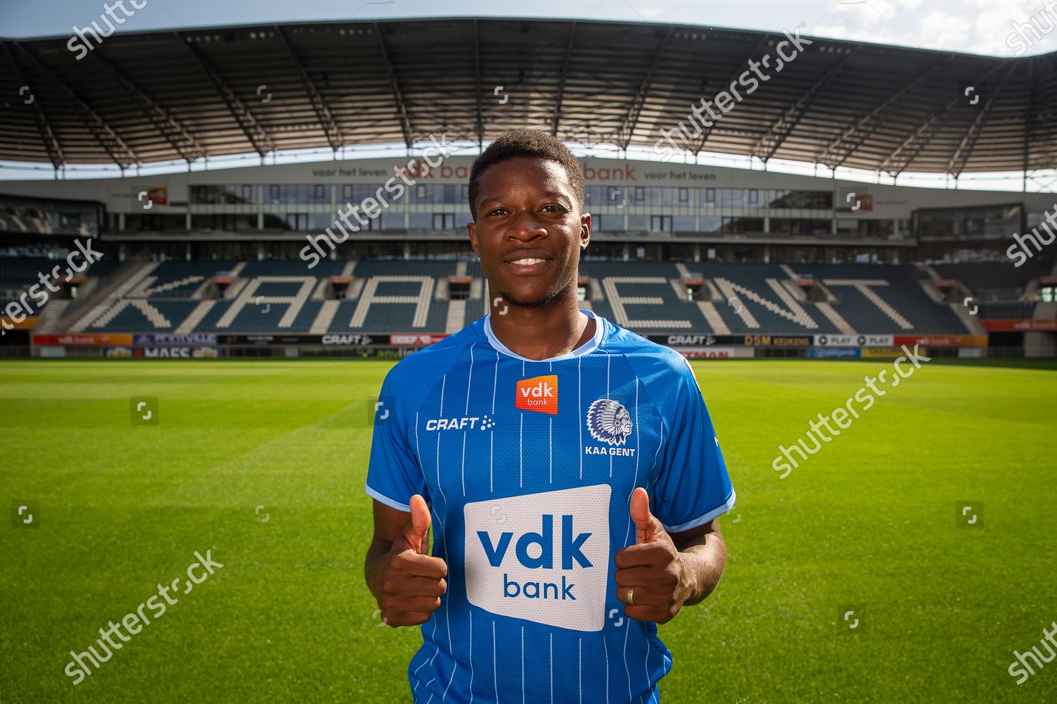 Kaa Gents Player Nurio Fortuna Poses Photographer Editorial Stock Photo Stock Image Shutterstock