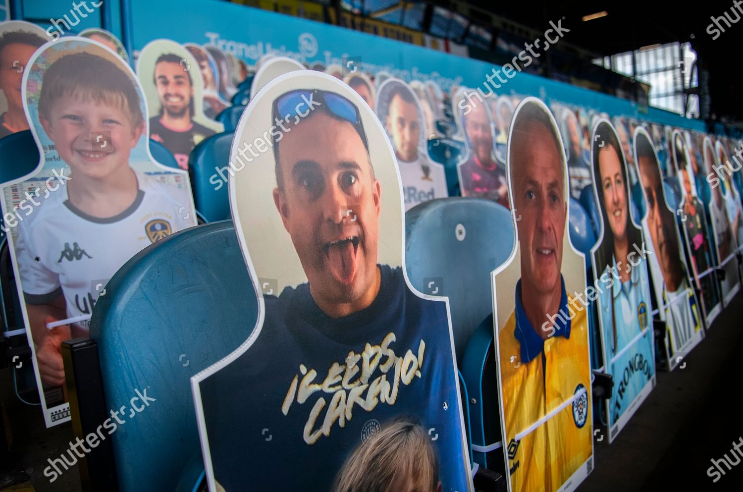 Cardboard Fans Stands Editorial Stock Photo Stock Image Shutterstock