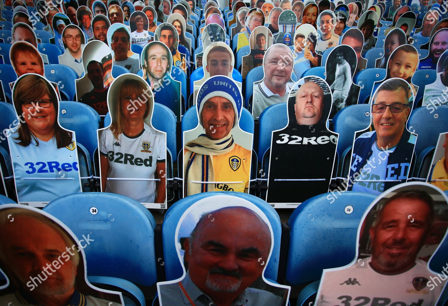 Cardboard Cut Outs Leeds United Fans Editorial Stock Photo Stock Image Shutterstock