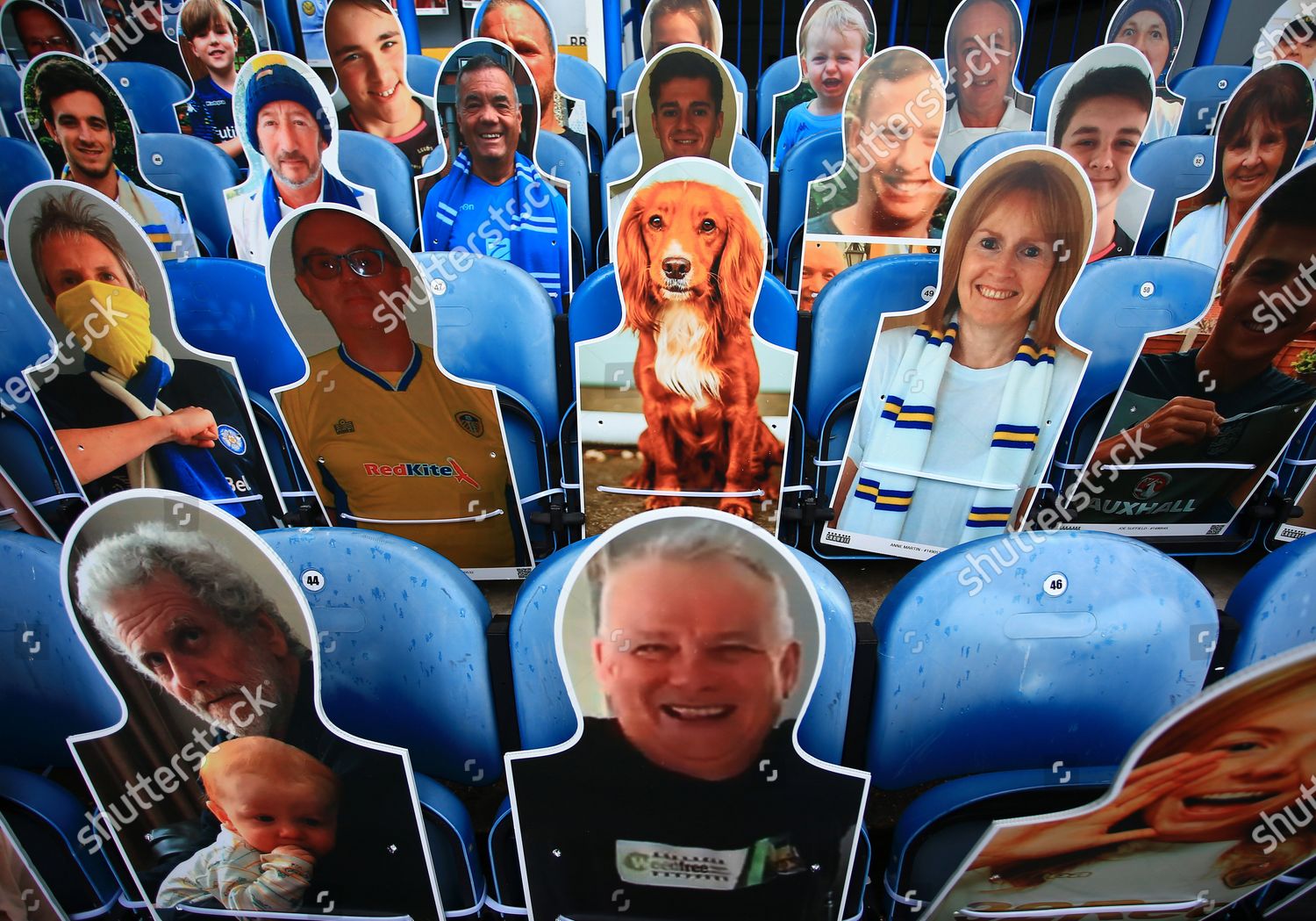 Cardboard Cut Outs Leeds United Fans Editorial Stock Photo Stock Image Shutterstock