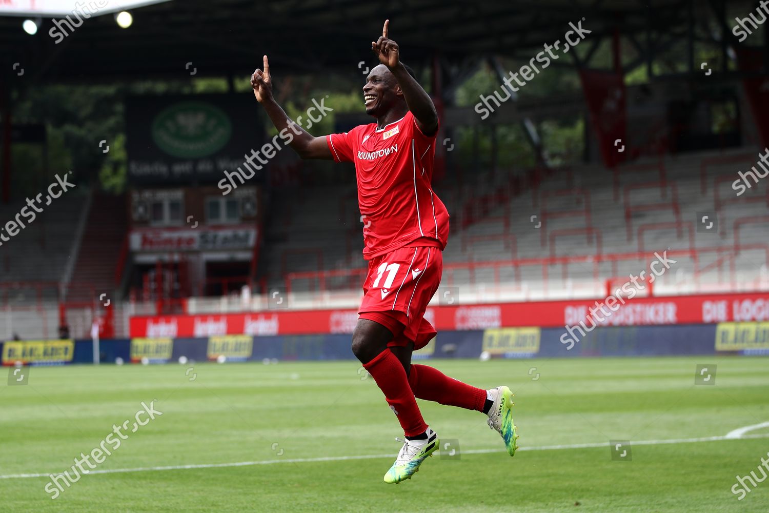 Anthony Ujah Union Berlin Celebrates Scoring Goal Editorial Stock Photo Stock Image Shutterstock