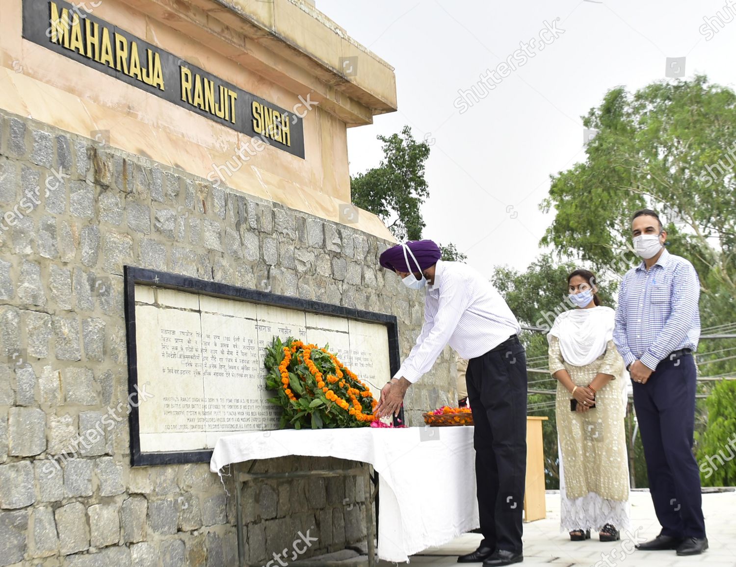 Deputy Commissioner Shivdular Singh Dhillon Paying Editorial Stock