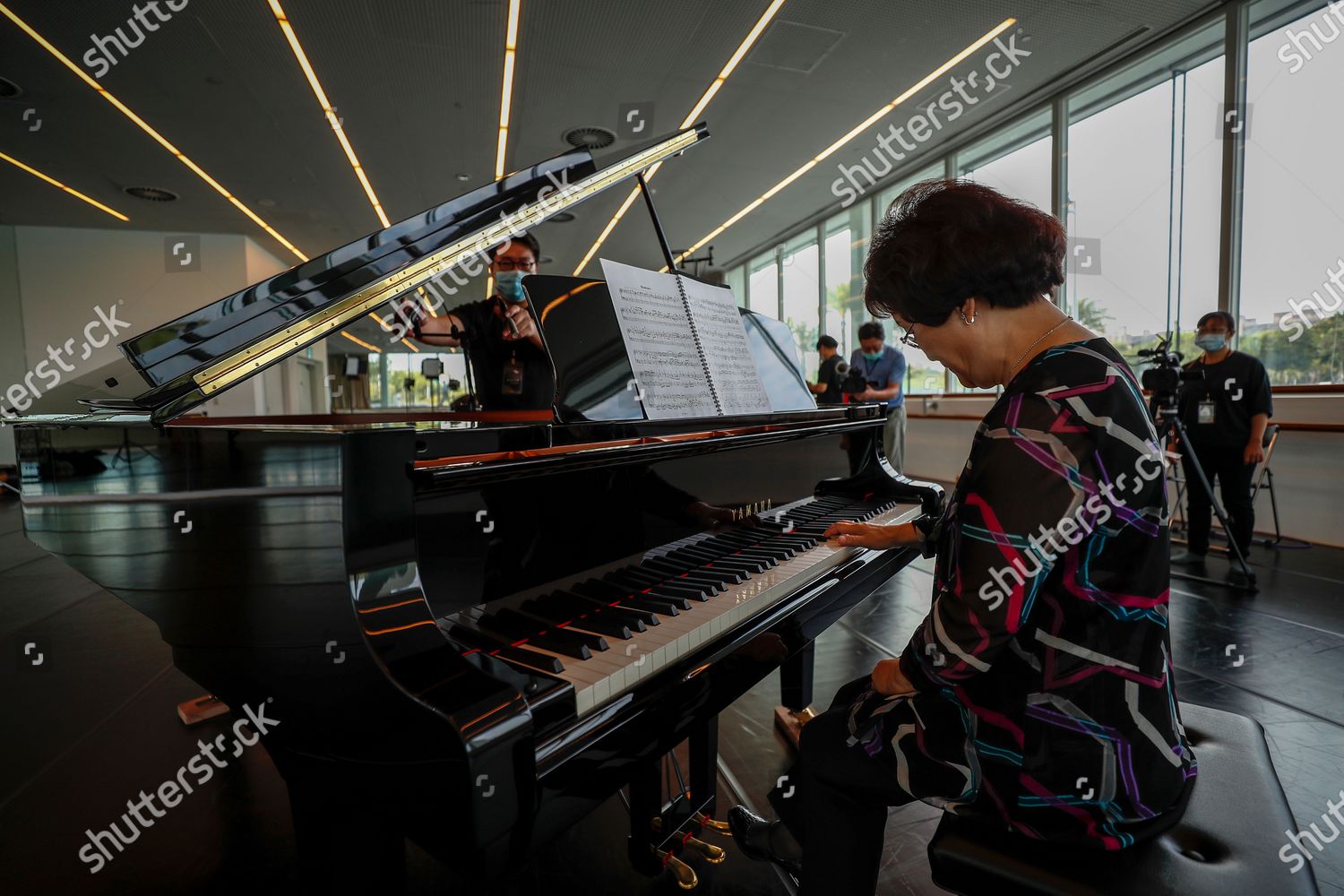 Taiwanese Pianist Fumei Liu R Production Editorial Stock Photo Stock
