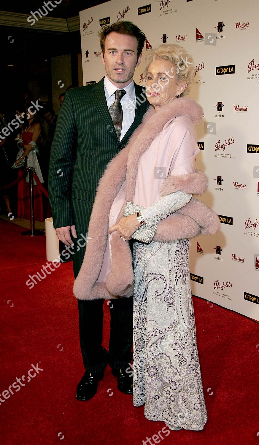 Julian Mcmahon Mother Lady Sonia Mcmahon Editorial Stock Photo - Stock