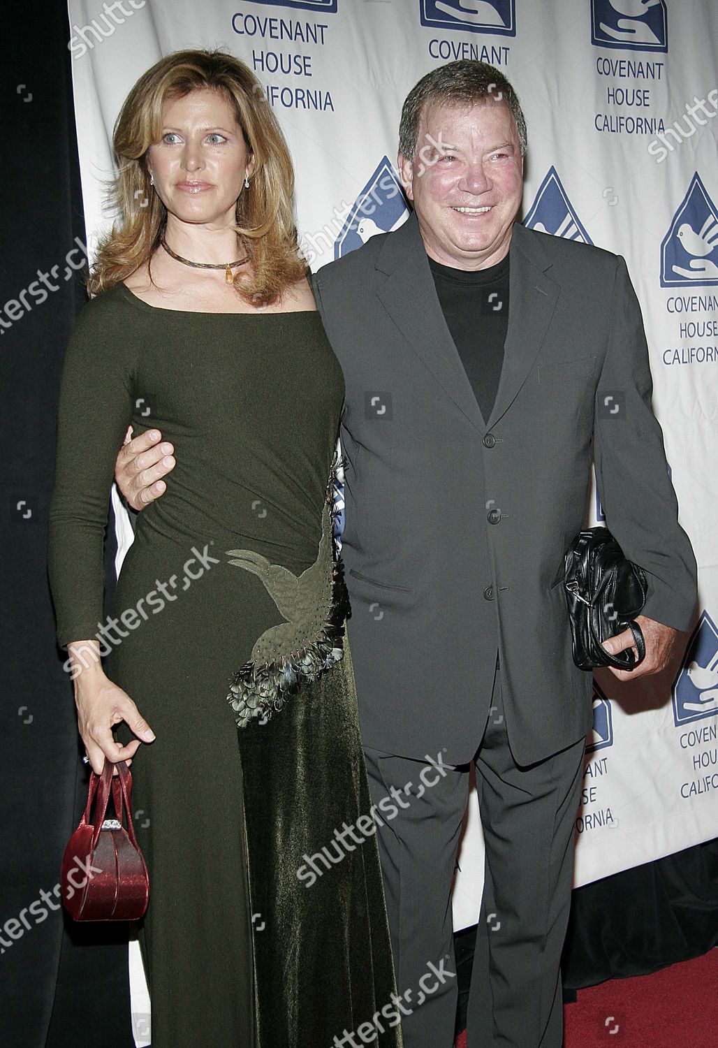 William Shatner Wife Elizabeth Anderson Martin Editorial Stock Photo ...