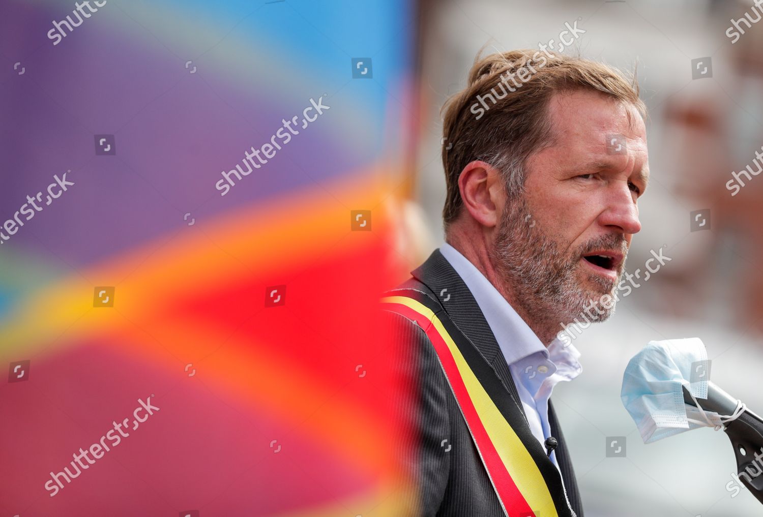 Mayor Charleroi President Francophone Socialist Party Editorial Stock Photo Stock Image
