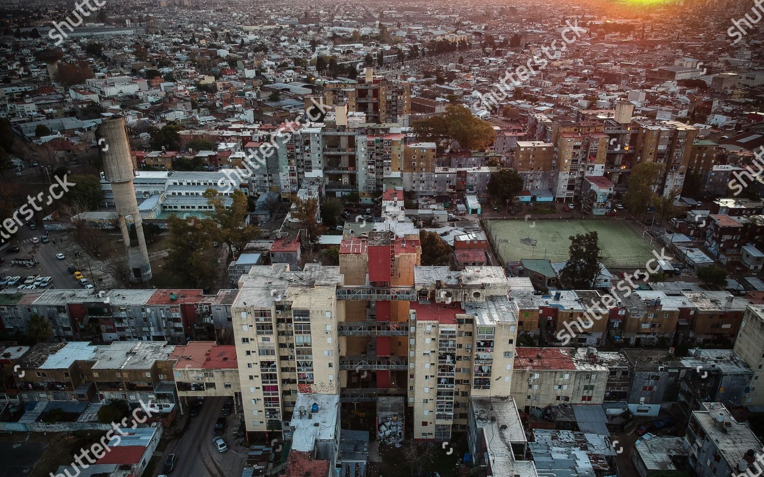 Panoramic View Fuerte Apache Neighborhood Amid Ongoing Editorial Stock Photo Stock Image Shutterstock