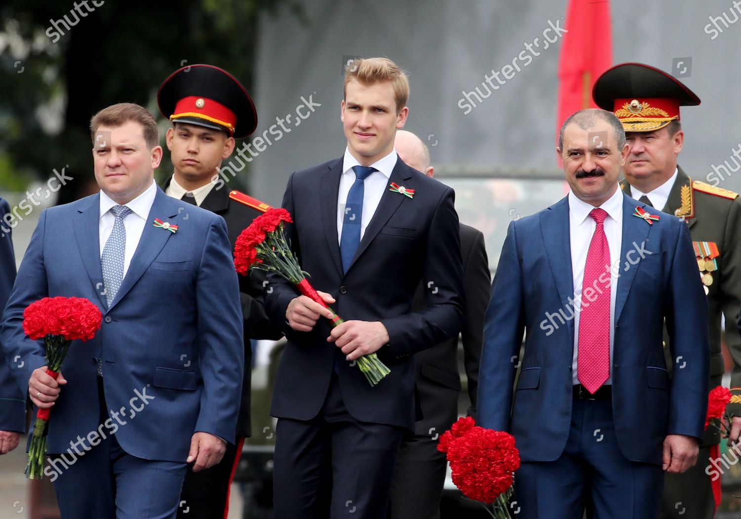 Lr Dmitry Nikolai Viktor Lukashenko Sons Belarusian Editorial Stock Photo Stock Image Shutterstock
