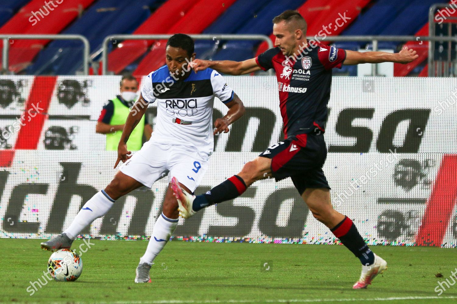 Cagliaris Marko Rog R Action Against Atalantas Editorial Stock Photo Stock Image Shutterstock