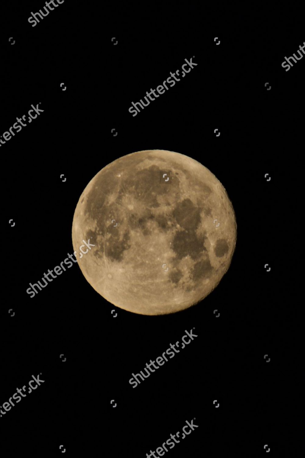 Julys Full Moon Buck Moon Thunder Editorial Stock Photo Stock Image