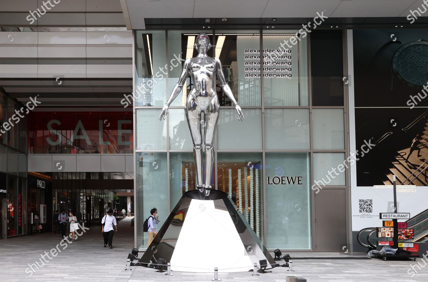 Meter Tall Robot Statue Sexy Robot Designed Editorial Stock Photo Stock Image Shutterstock