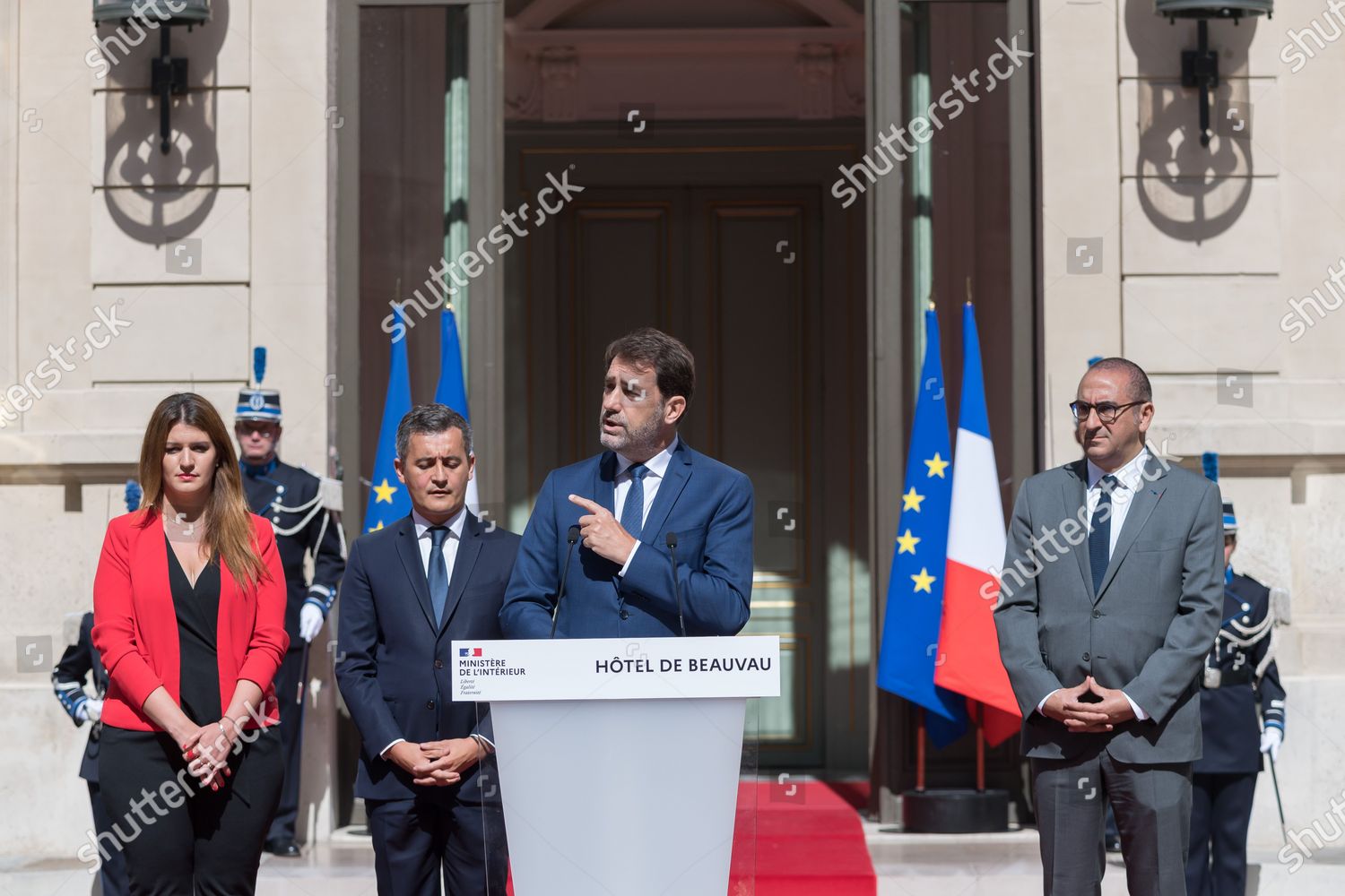 Marlene Schiappa Gerald Darmanin Christophe Castaner Laurent Editorial Stock Photo Stock Image Shutterstock