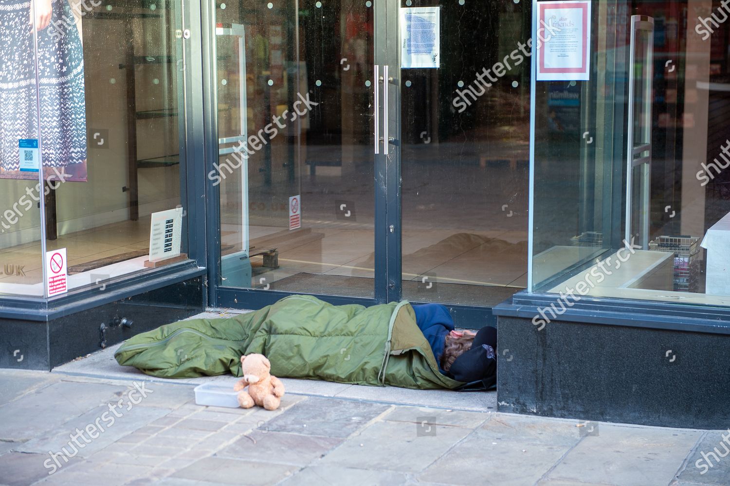 Homeless Man Sleeps Foyer Former Monsoon Editorial Stock Photo - Stock ...