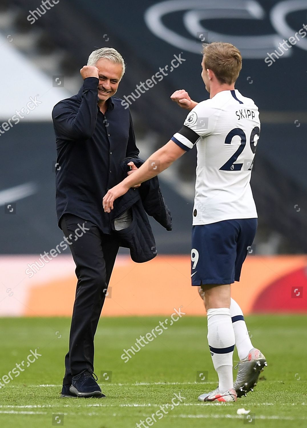 Jose Mourinho Head Coach Tottenham Hotspur Celebrates Editorial Stock Photo Stock Image Shutterstock