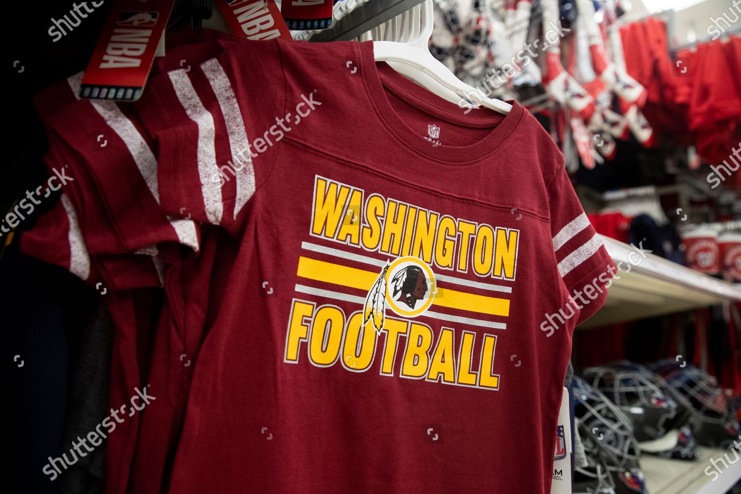 Washington Redskins Shirt Sale Store Alexandria Editorial Stock