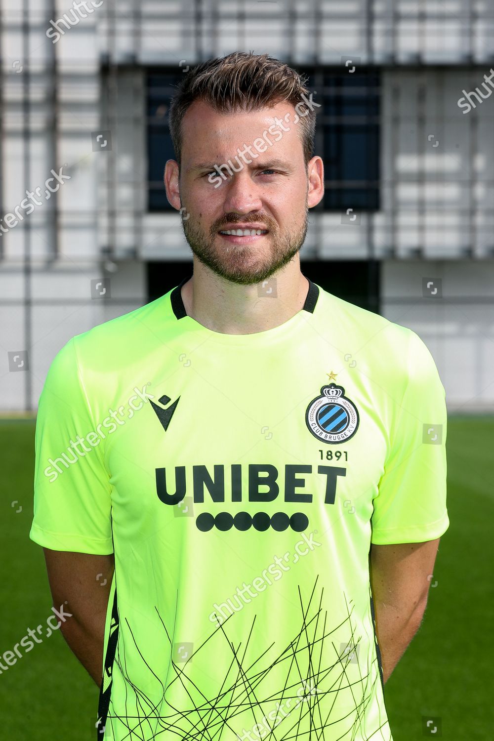 Clubs Goalkeeper Simon Mignolet Poses Photographer Editorial Stock