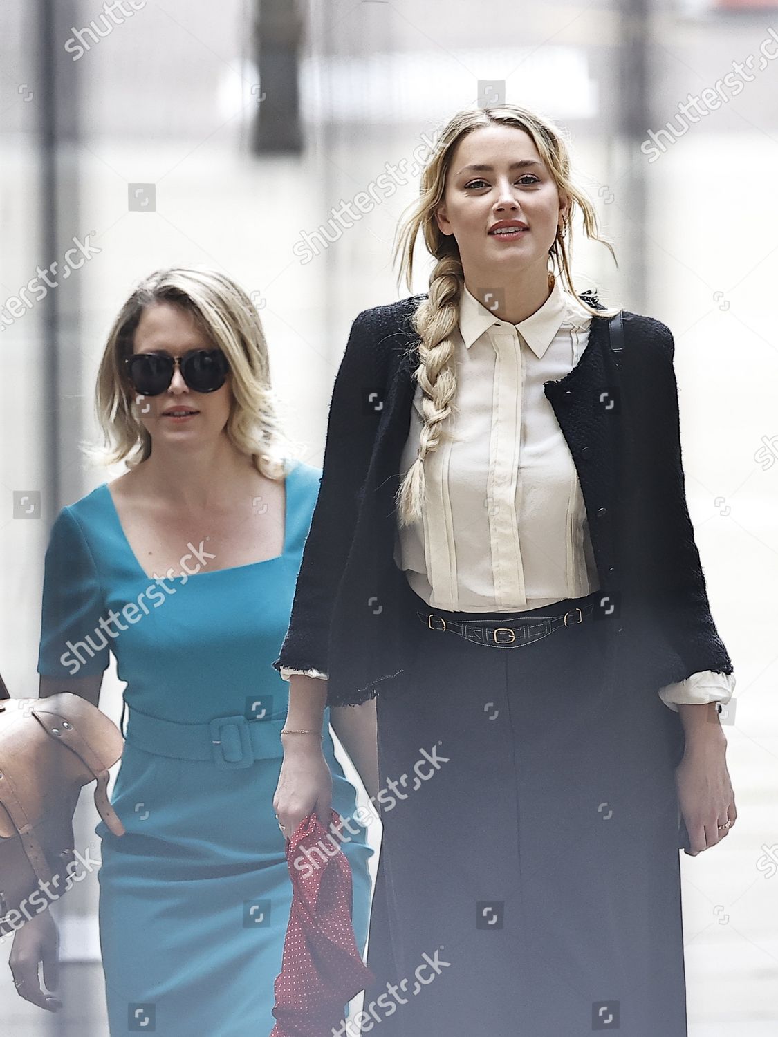American Actor Amber Heard Arrives High Court Redaktionelles Stockfoto Stockbild Shutterstock