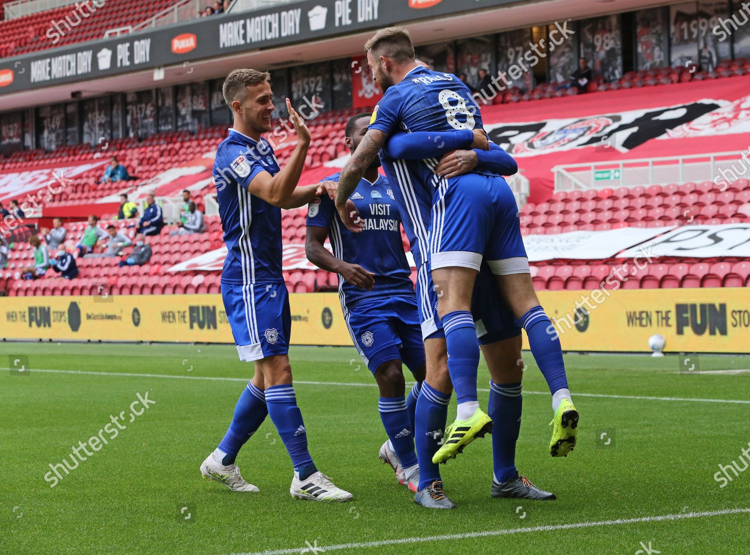 Sean Morrison Cardiff City Celebrates After Editorial Stock Photo ...