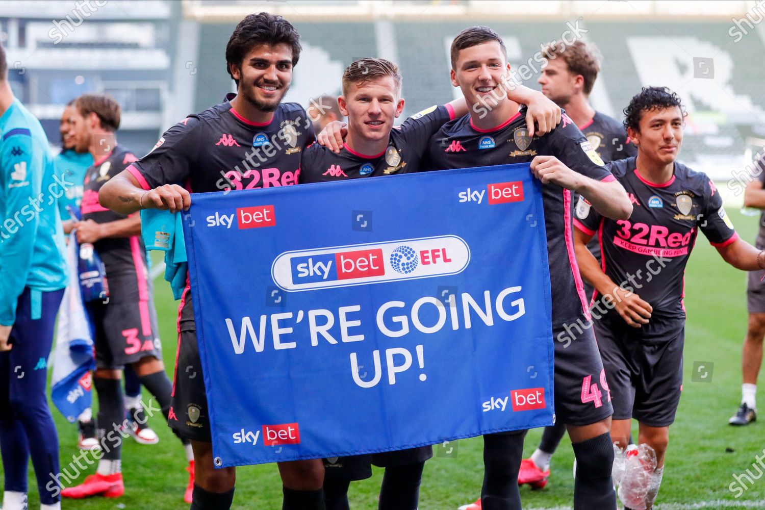 Leeds United Celebration Images During Efl Editorial Stock Photo ...