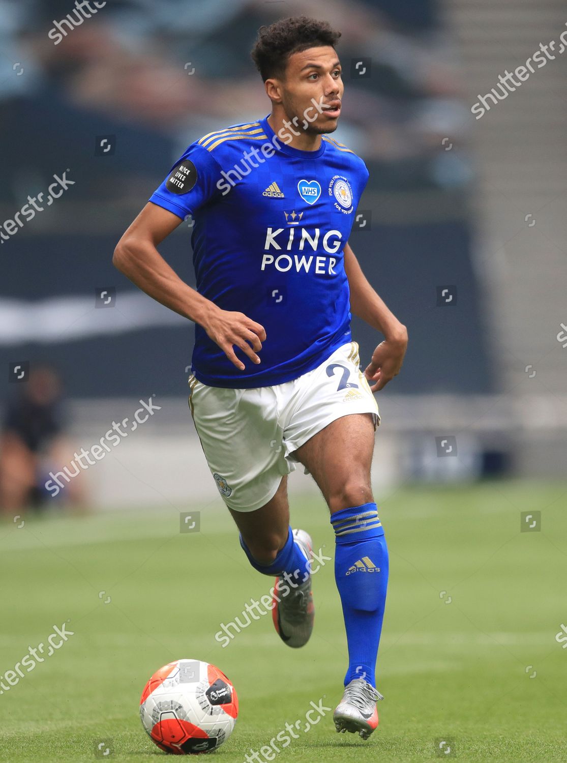 James Justin Leicester Action During English Editorial Stock Photo ...