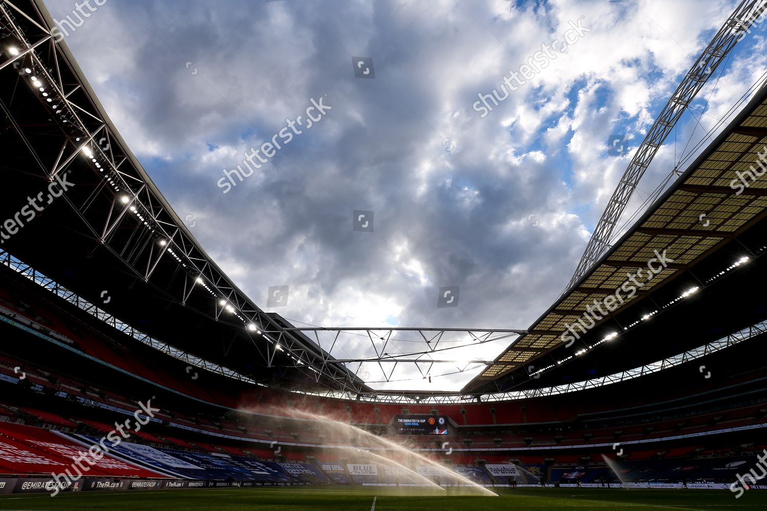 General View Wembley Stadium During Manchester United Editorial Stock Photo Stock Image Shutterstock