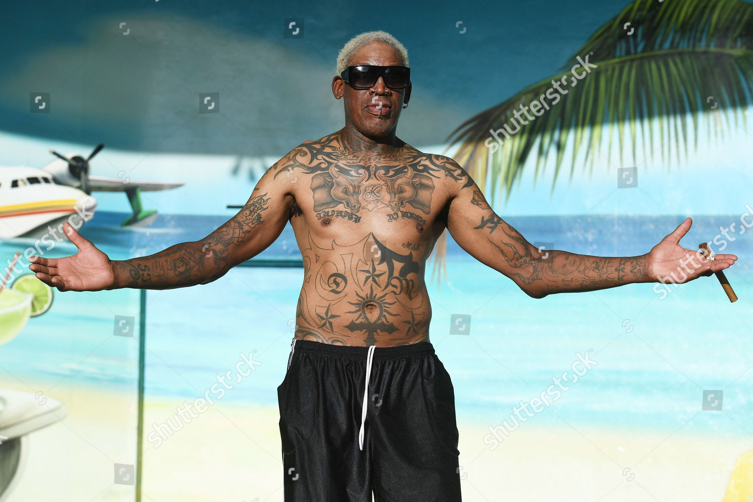 Stockfoto von Dennis Rodman out and about, Hollywood, Florida, USA - 19 Jul...