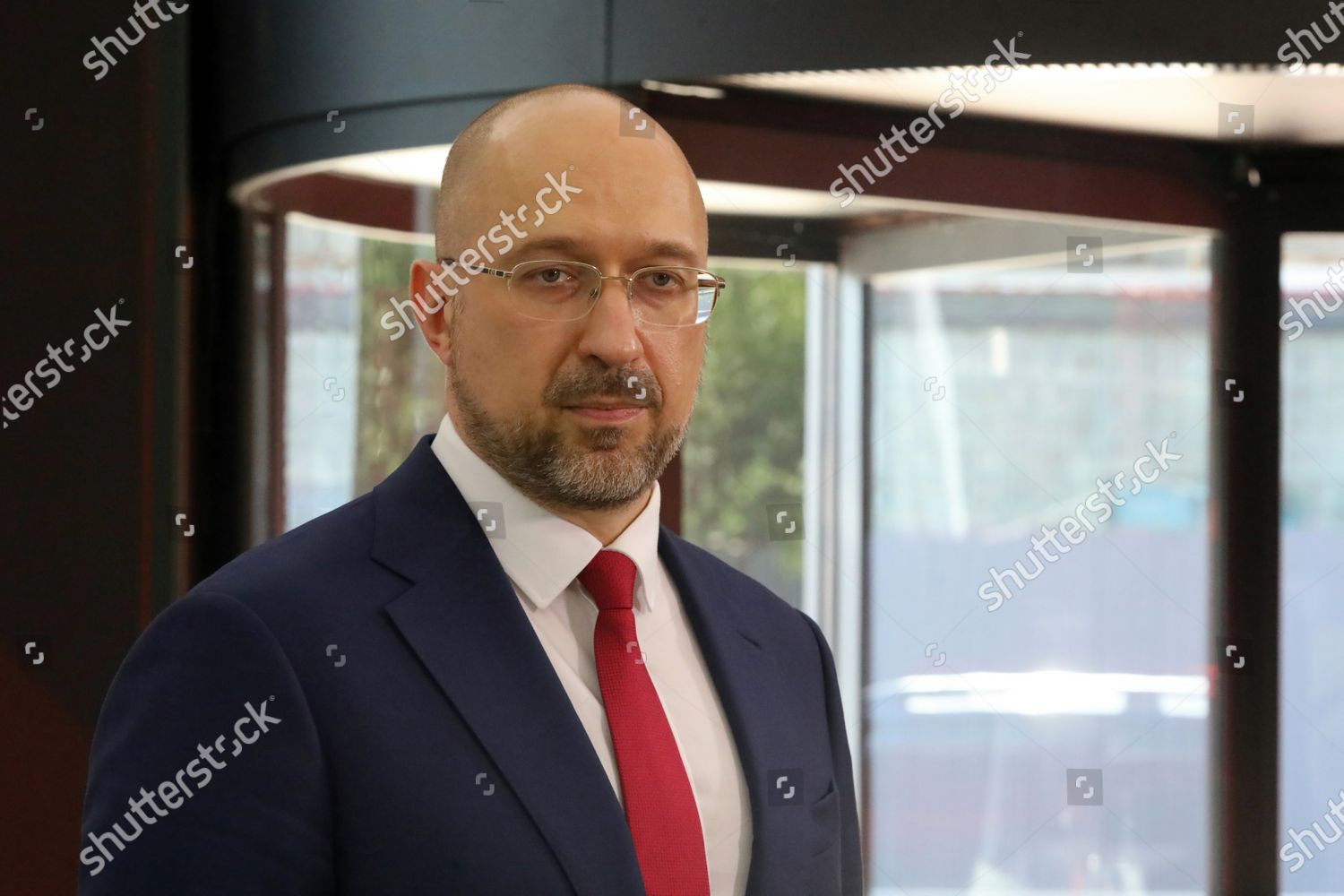 Prime Minister Ukraine Denys Shmyhal Holds Editorial Stock Photo 