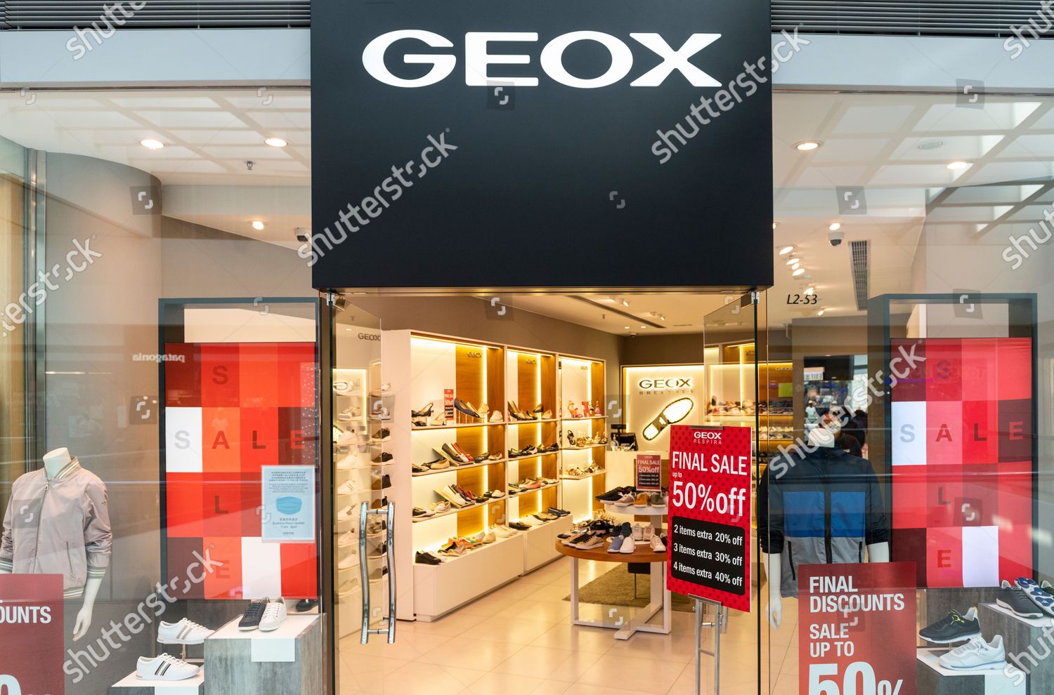 salami Dekking Stressvol Italian Footwear Brand Geox Store Seen Editorial Stock Photo - Stock Image  | Shutterstock