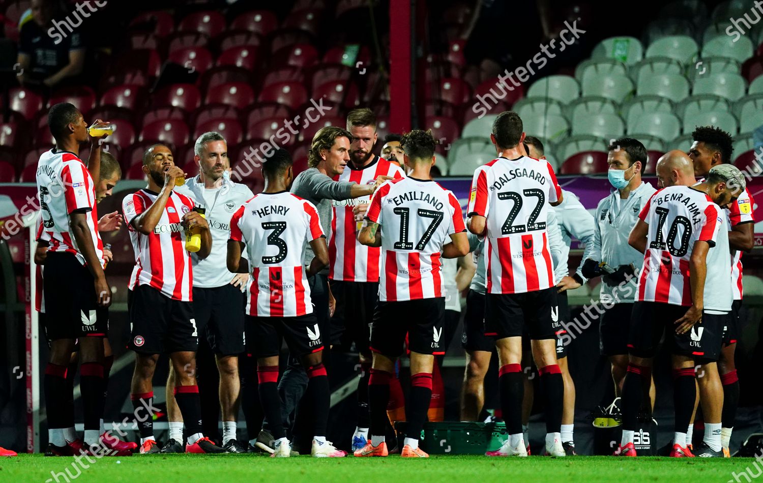 Brentford Manager Thomas Frank Instructs His Editorial Stock Photo ...