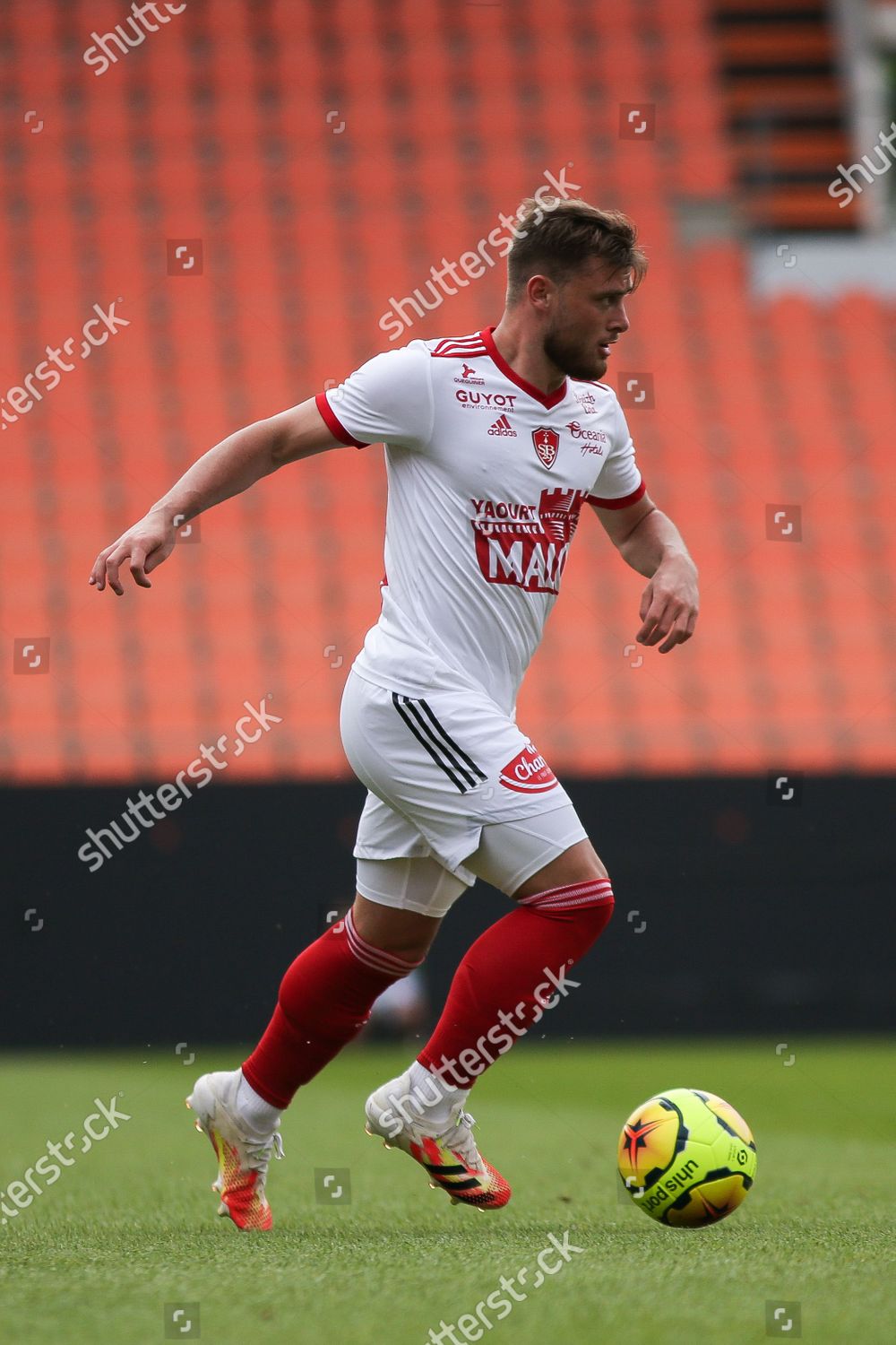 Hugo Magnetti Du Stade Brestois Pendant Editorial Stock Photo - Stock ...