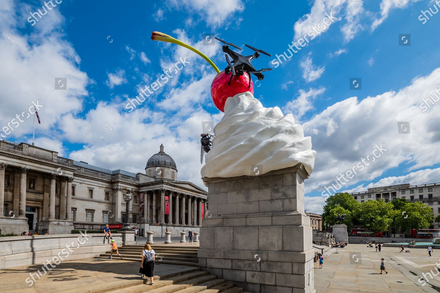 End Giant Swirl Whipped Cream Cherry Fly Editorial Stock Photo Stock Image Shutterstock