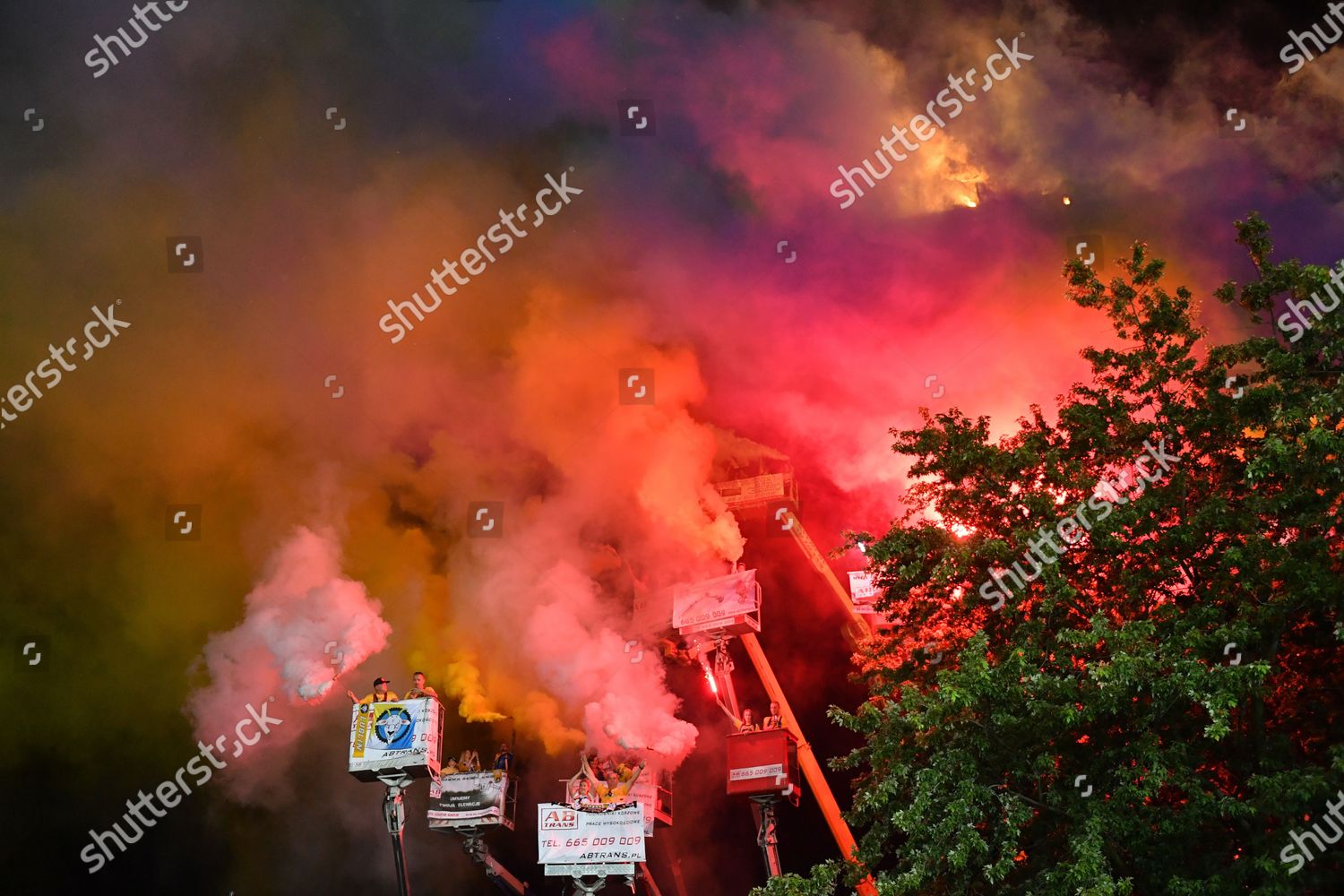 Fans Motor Lublin Speedway Team On Rented Editorial Stock Photo Stock Image Shutterstock