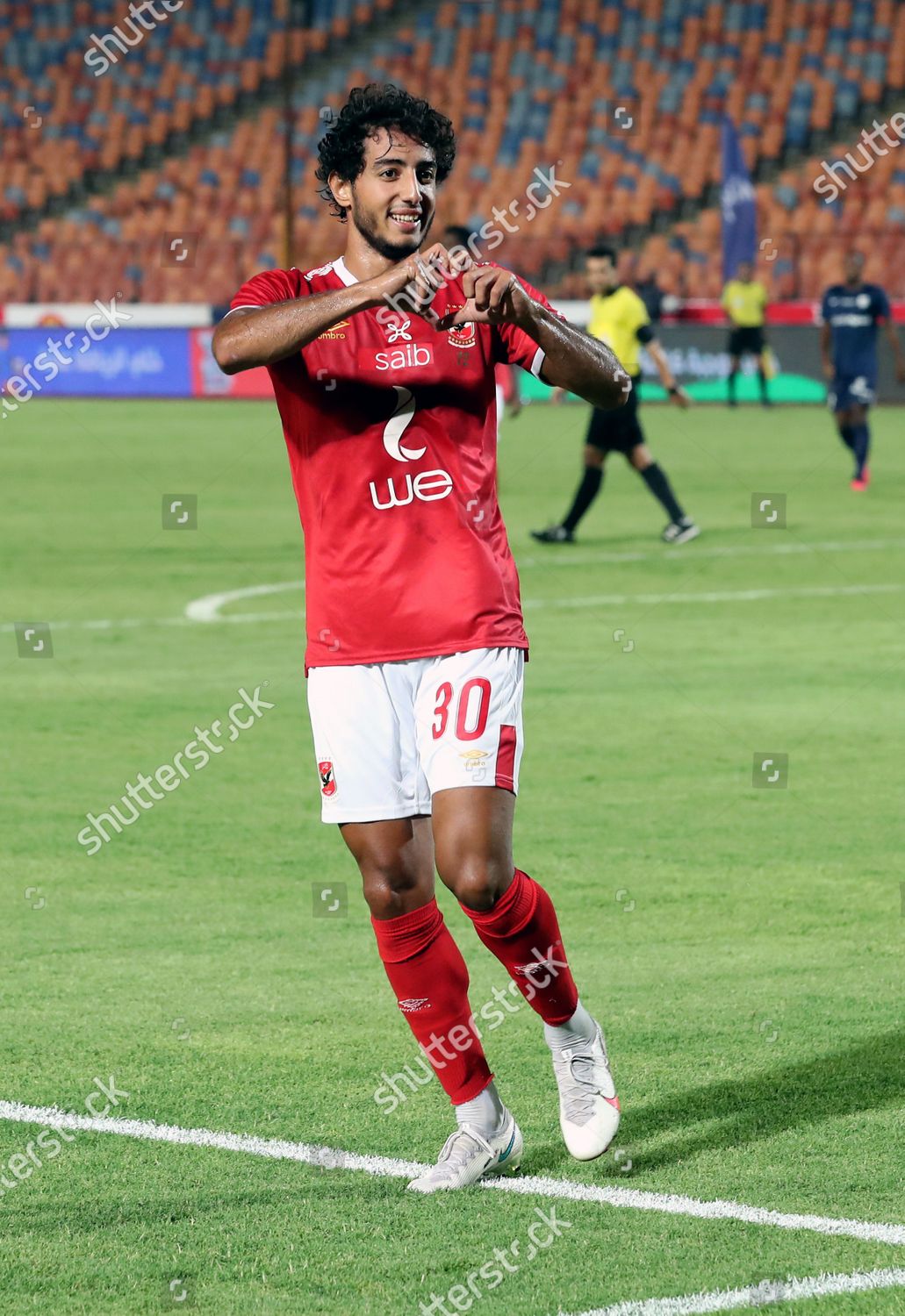 Alahly Player Mohamed Hany Celebrates After Scoring Editorial Stock Photo Stock Image Shutterstock