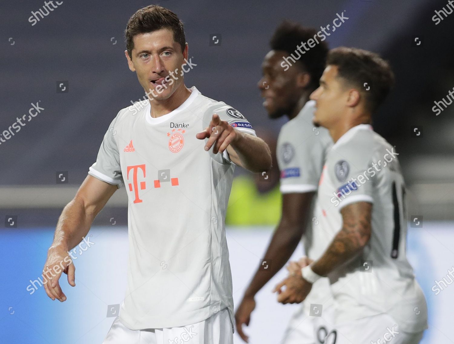 Robert Lewandowski L Bayern Munich Celebrates Scoring Editorial Stock Photo Stock Image Shutterstock