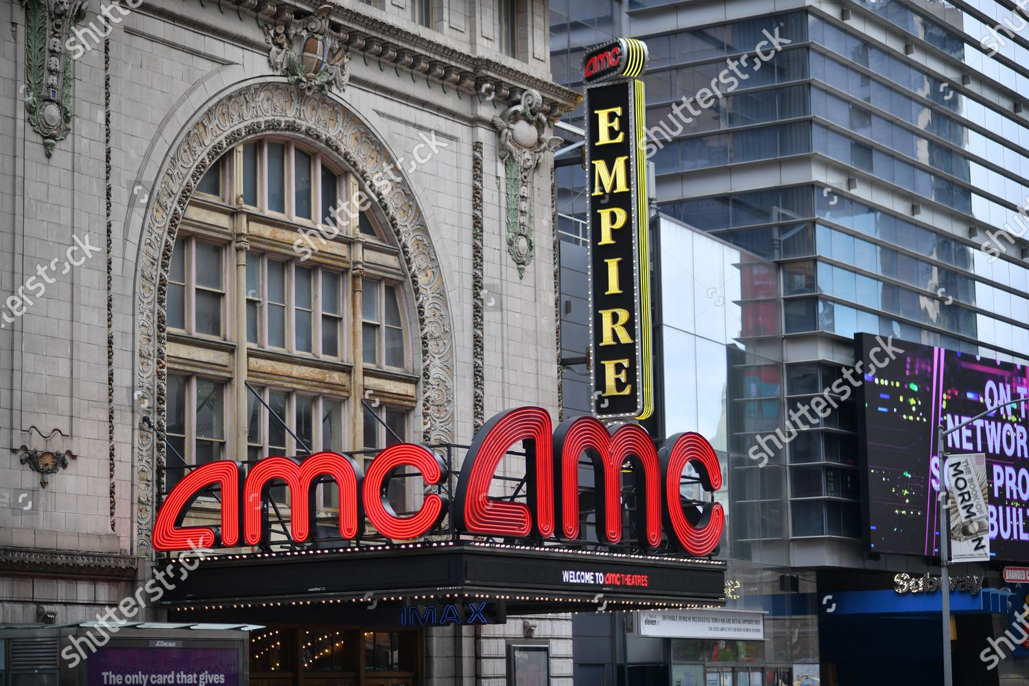 Amc Empire 25 Movie Theater On Editorial Stock Photo - Stock Image