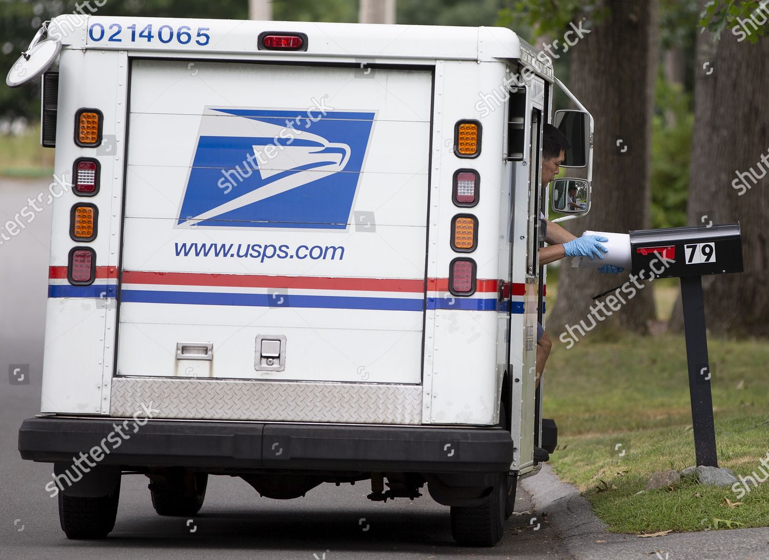 United States Postal Service Mail Carrier Editorial Stock Photo - Stock ...