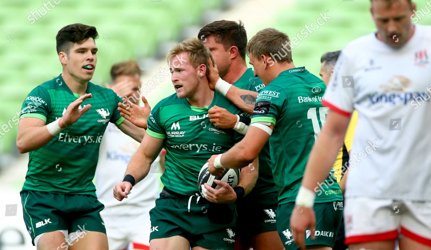 Connacht Vs Ulster Connachts Kieran Marmion Editorial Stock Photo