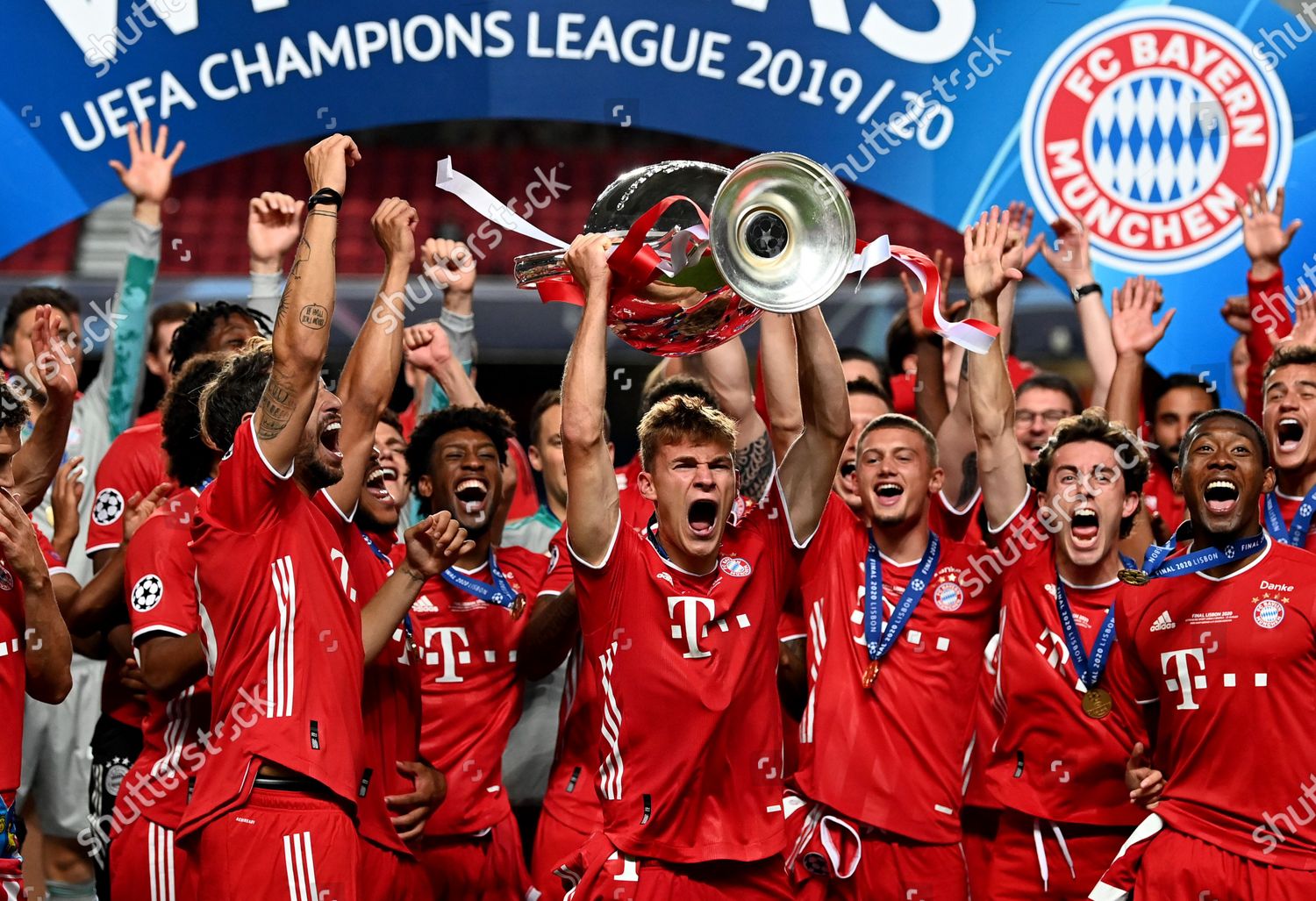Joshua Kimmich Fc Bayern Munich Lifts Uefa Editorial Stock Photo Stock Image Shutterstock