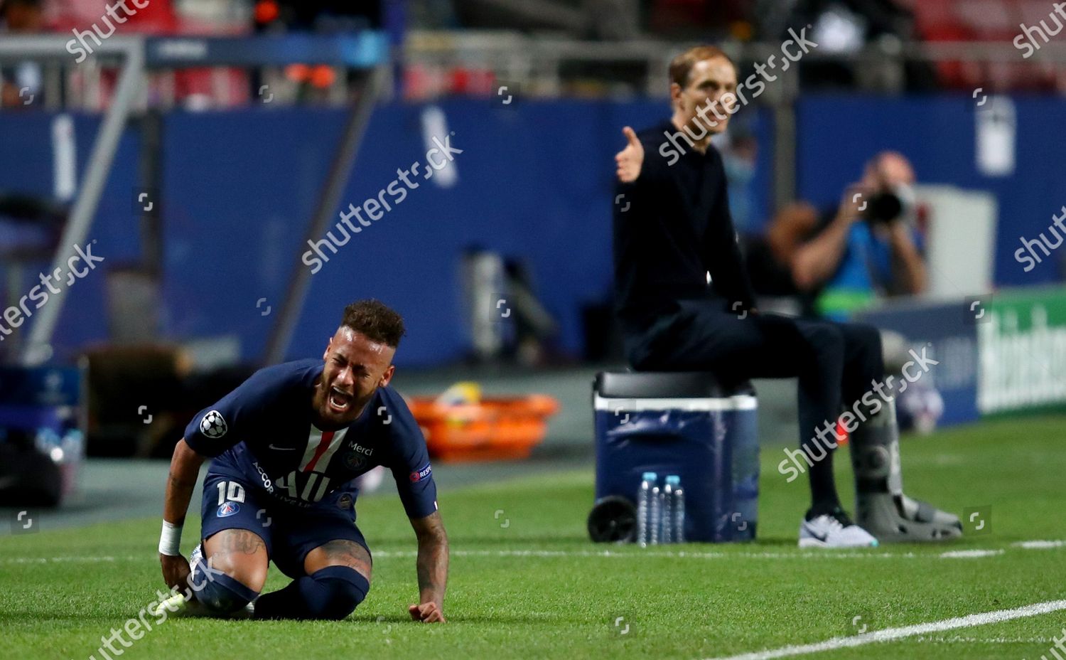 Neymar Jr Paris Saintgermain Goes Down Injured Editorial Stock Photo Stock Image Shutterstock