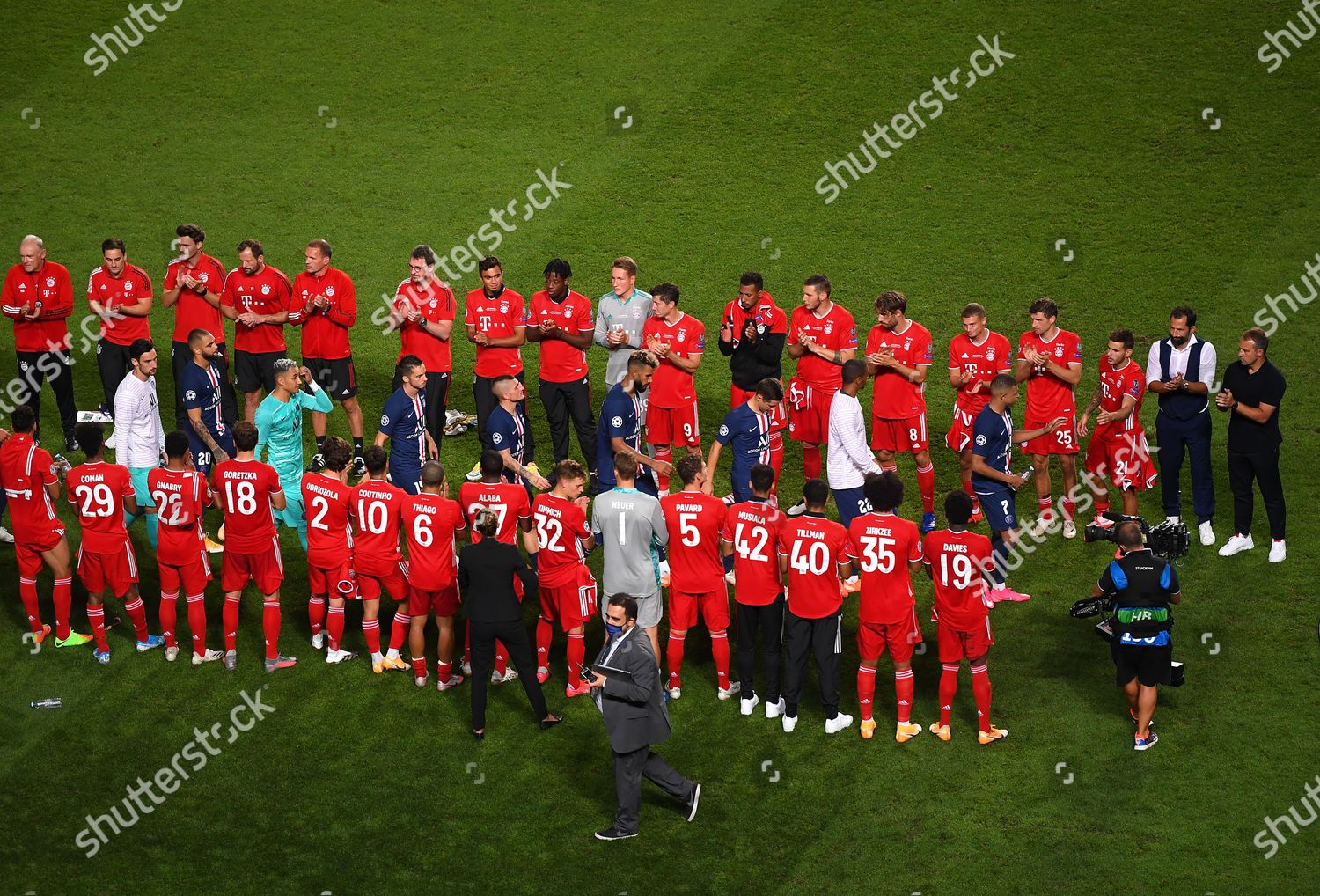 Fc Bayern Munich Players Applaud Paris Saintgermain Editorial Stock Photo Stock Image Shutterstock